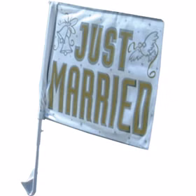 Hochzeit Autofahne Just Married Flagge Fahne Hochzeitsauto Zubehör Deko Auto Hochzeitsfeier Hochzeitsgesellschaft Party-Deko Wedding Hochzeit Autofahne Just Married Flagge Fahne Hochzeitsauto Zubehör Deko Auto Hochzeitsfeier Hochzeitsgesellschaft Party-Deko Wedding