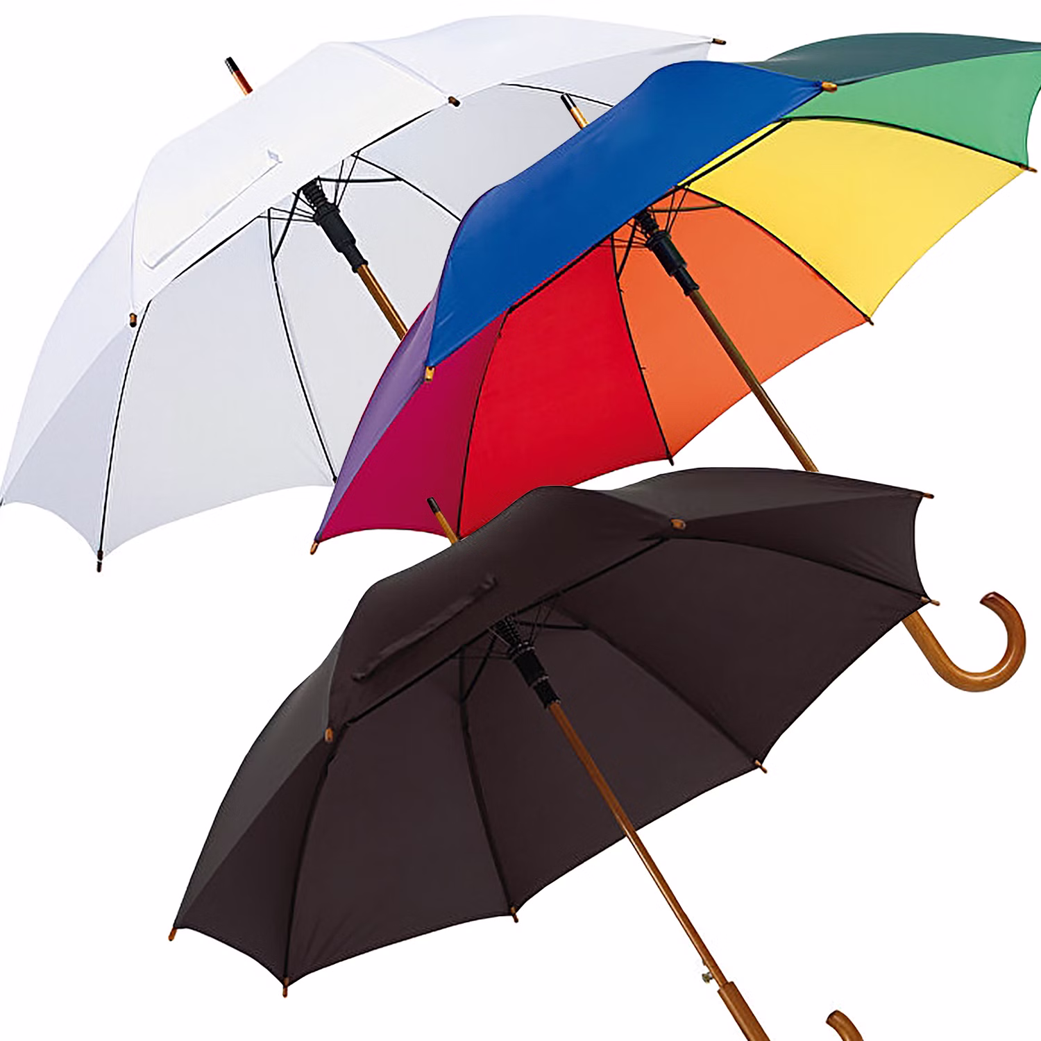 Chauffeur Schirm weiß Hochzeit Ø 103 cm Stockschirm Automatik Regenschirm Zubehör Accessoire Trauung Brautpaar Chauffeur Schirm weiß Hochzeit Ø 103 cm Stockschirm Automatik Regenschirm Zubehör Accessoire Trauung Brautpaar