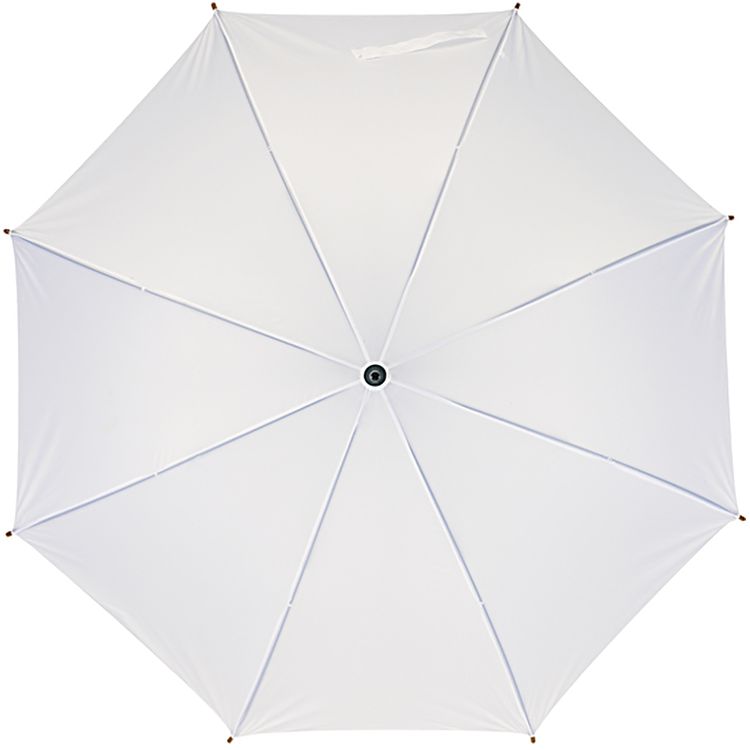 Chauffeur Schirm weiß Hochzeit Ø 103 cm Stockschirm Automatik Chauffeur Schirm weiß Hochzeit Ø 103 cm Stockschirm Automatik Regenschirm Zubehör Accessoire Trauung Brautpaar