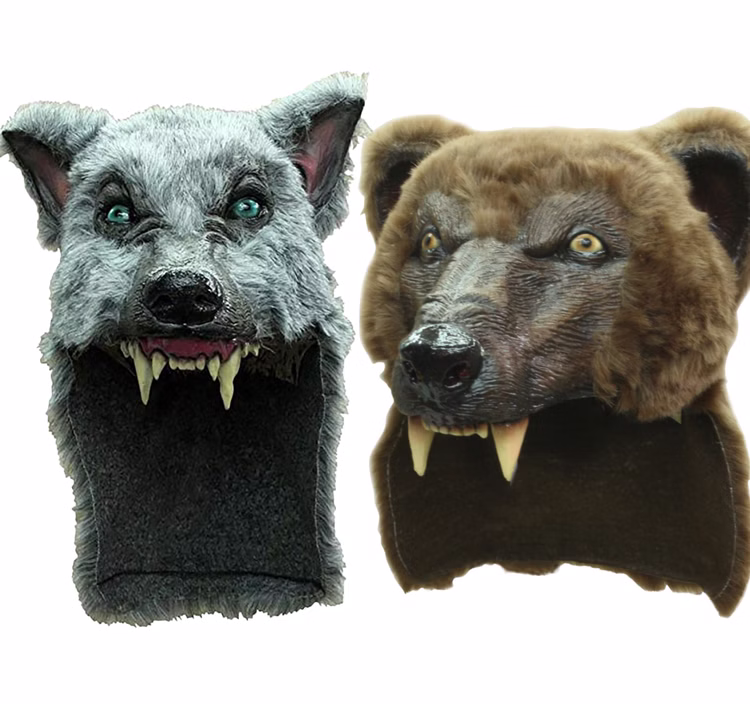 Wolf Maske Grauer Wolf deluxe 37 cm grau Kostüm-Zubehör Latexmaske Mütze Tiermaske Märchen Fasching Karneval Mottoparty Indianer Wilder Westen Wolf Maske Grauer Wolf deluxe 37 cm grau Kostüm-Zubehör Latexmaske Mütze Tiermaske Märchen Fasching Karneval Mottoparty Indianer Wilder Westen