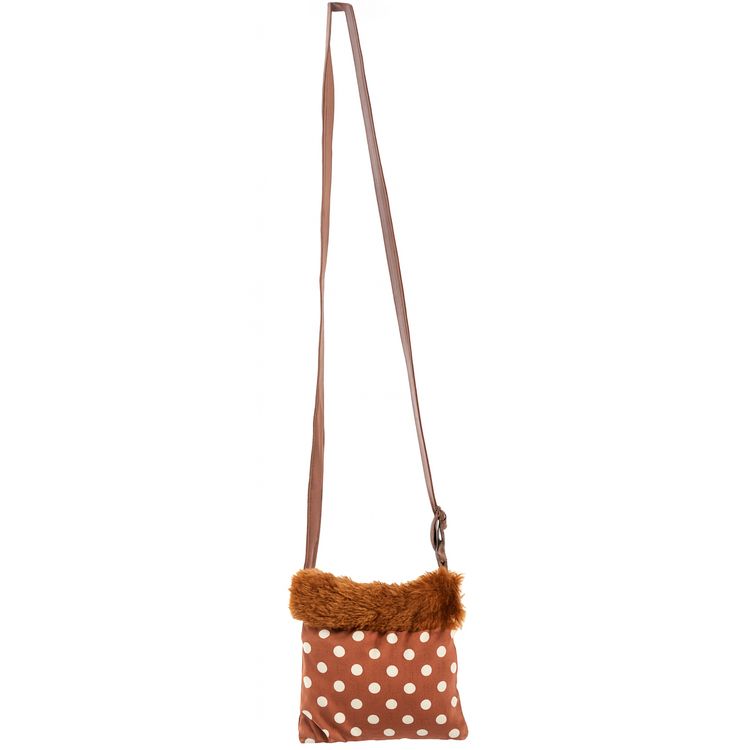 Handtasche Reh Tasche gepunktet für Damen von Vorne mit verstellbaren Tragegurt