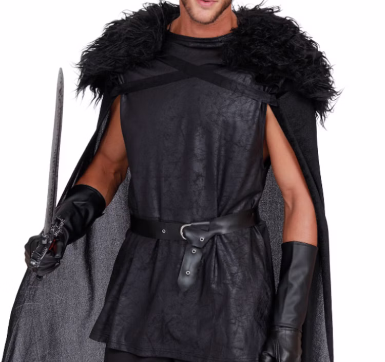 Mittelalter Kostüm King of Thrones für Herren Gr. M-XXL schwarz Film Nachtwache SALE Fasching Paarkostüm Karneval Mottoparty Mittelalter Kostüm King of Thrones für Herren Gr. M-XXL schwarz Film Nachtwache SALE Fasching Paarkostüm Karneval Mottoparty