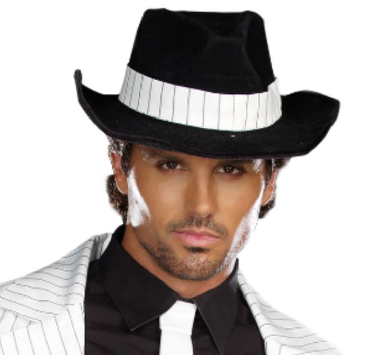 Mafia Kostüm Gangster Boss Raul Nadelstreifen Anzug mit Hut für Herren Mafia Kostüm Gangster Boss Raul Nadelstreifen Anzug mit Hut für Herren Gr. M-XXL weiß Charleston 20er Jahre SALE Fasching Karneval Mottoparty Paarkostüm