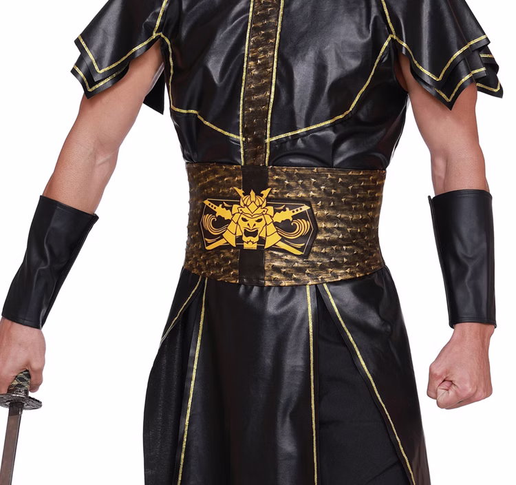 Samurai Kostüm japanischer Krieger Miyamoto für Herren Gr. XL-XXL schwarz SALE Fasching Karneval Mottoparty Samurai Kostüm japanischer Krieger Miyamoto für Herren Gr. XL-XXL schwarz SALE Fasching Karneval Mottoparty