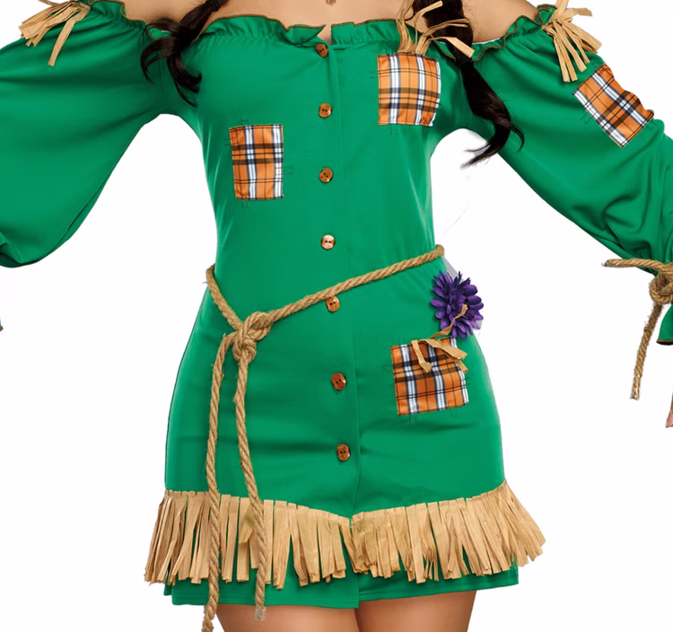 Vogelscheuche Kostüm Henriette für Damen Gr. L-XL Kleid grün Strohpuppe SALE Fasching Karneval Mottoparty Vogelscheuche Kostüm Henriette für Damen Gr. L-XL Kleid grün Strohpuppe SALE Fasching Karneval Mottoparty