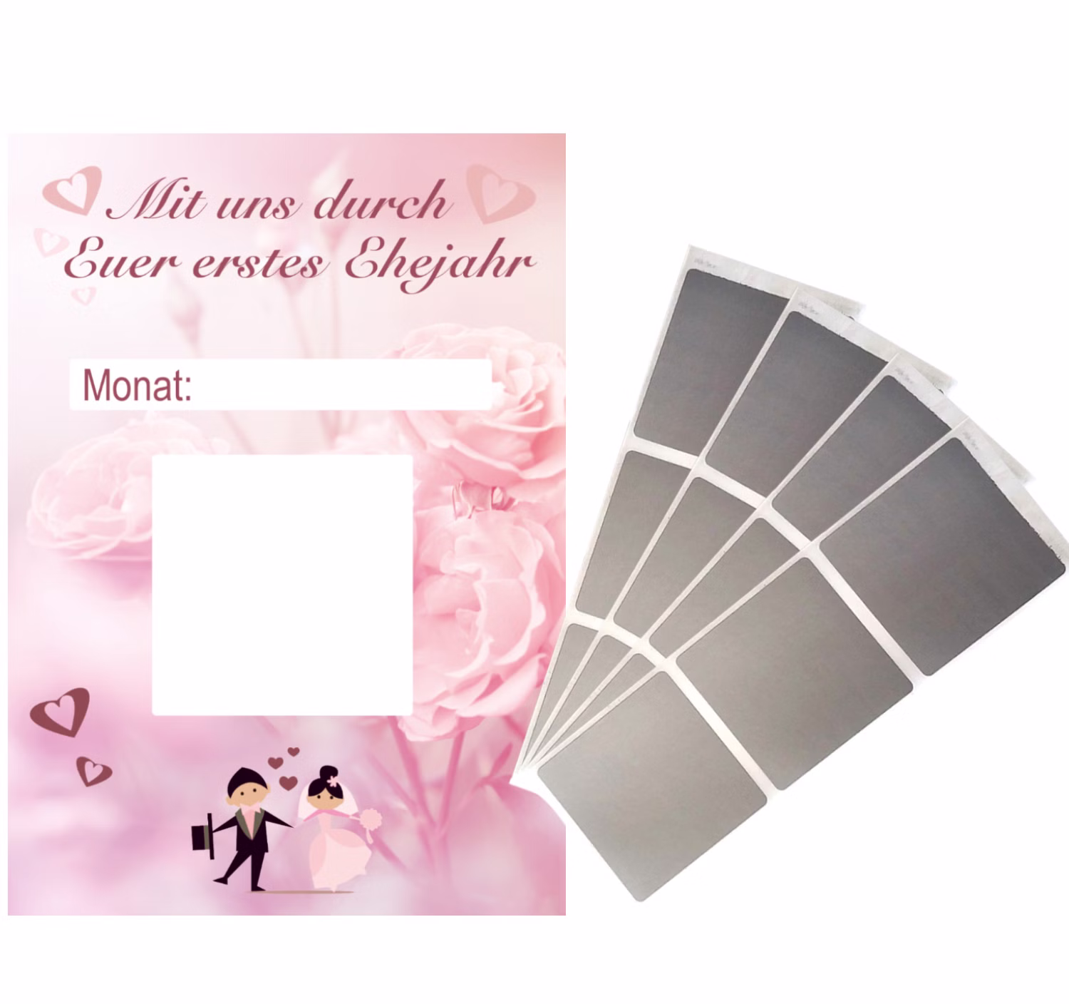 Hochzeits-Set Motiv Brautpaar Hochzeitsspiel und Wunderkerzen Hochzeitstanz Brautpaartanz Geschenkidee Hochzeit Heiraten Brautpaar Eheleute
