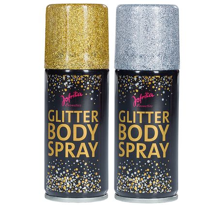 Bodyspray Glitzer Körperfarbe für die Haut Schminke, Kostüm-Zubehör