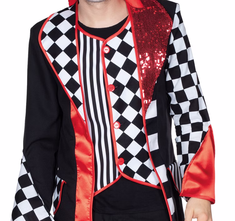 Pierrot Harlekin Kostüm Pedrolino inkl. Zylinder für Herren Gr. 50-58 schwarz-weiß Zirkus Clown Fasching Karneval Mottoparty Paarkostüm Pierrot Harlekin Kostüm Pedrolino inkl. Zylinder für Herren Gr. 50-58 schwarz-weiß Zirkus Clown Fasching Karneval Mottoparty Paarkostüm
