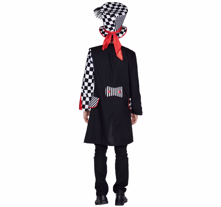 Pierrot Harlekin Kostüm Pedrolino inkl. Zylinder für Herren Gr. 50-58 schwarz-weiß Zirkus Clown Fasching Karneval Mottoparty Paarkostüm Pierrot Harlekin Kostüm Pedrolino inkl. Zylinder für Herren Gr. 50-58 schwarz-weiß Zirkus Clown Fasching Karneval Mottoparty Paarkostüm