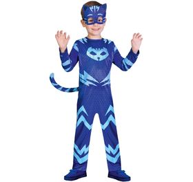 Kinder Kostüm Pyjamaheld Connor PJ Masks Catboy Gekko Owlette Filmheld Fasching Karneval Mottoparty Kindergeburtstag 