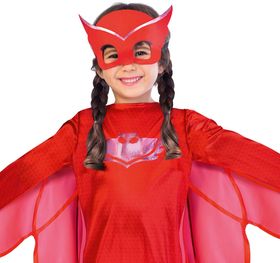 PJ Masks Kostüm Owlette für Kinder 3-8 Jahre rot Fasching Karneval Mottoparty Kindergeburtstag 