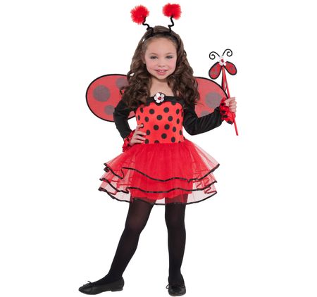 Marienkäfer Kostüm Ballerina Ladybug inkl. Zubehör für Kinder