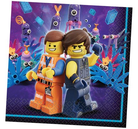 Servietten Lego Movie 16 Stück 33x 33 cm Tisch-Deko Party-Zubehör Geburtstag