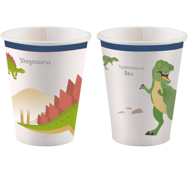 Dinosaurier Party-Set T-Rex Dino Happy Birthday Tisch-Deko 54-tlg. Dinosaurier Party-Set T-Rex Dino Happy Birthday Tisch-Deko 54-tlg. Geburtstag Party-Zubehör Party-Geschirr Mottoparty