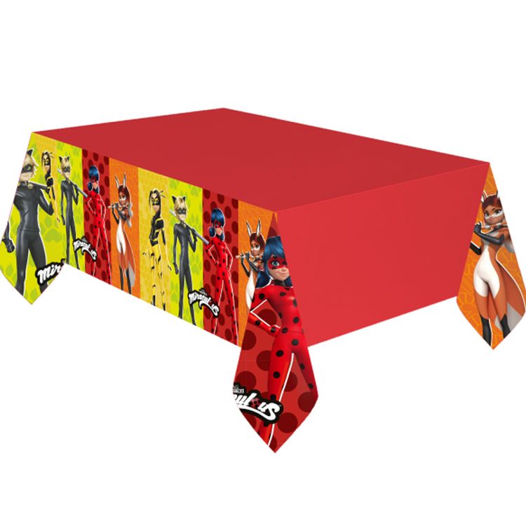 Party-Set Kindergeburtstag Miraculous Ladybug Cat Noir, 54-tlg. Party-Set Kindergeburtstag Miraculous Ladybug Cat Noir 54-tlg. Geburtstag Geschirr Mädchen Superhelden Kinderfasching Einschulung Mottoparty