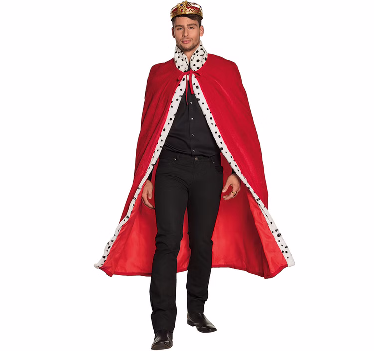 Königsmantel Kostüm deluxe 130 cm lang Heilige drei Könige Umhang für Herren Märchen Weihnachten Umhang Fasching Karneval Mottoparty Königsmantel Kostüm deluxe 130 cm lang Heilige drei Könige Umhang für Herren Märchen Weihnachten Umhang Fasching Karneval Mottoparty