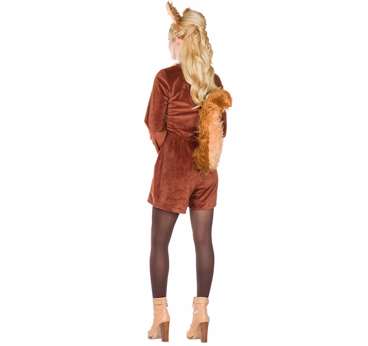 Eichhörnchen Kostüm Puschel für Damen Gr. 34-44 braun Jumpsuit Tier Tierkostüm Karneval Fasching Karneval Eichhörnchen Kostüm Puschel für Damen Gr. 34-44 braun Jumpsuit Tier Tierkostüm Karneval Fasching Karneval