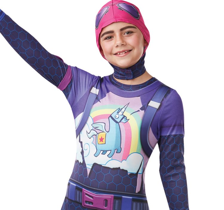 Fortnite Kostüm Brite Bomber für Kinder 9-12 Jahre Computerspiel SALE Fasching Karneval Mottoparty Kinderfasching
