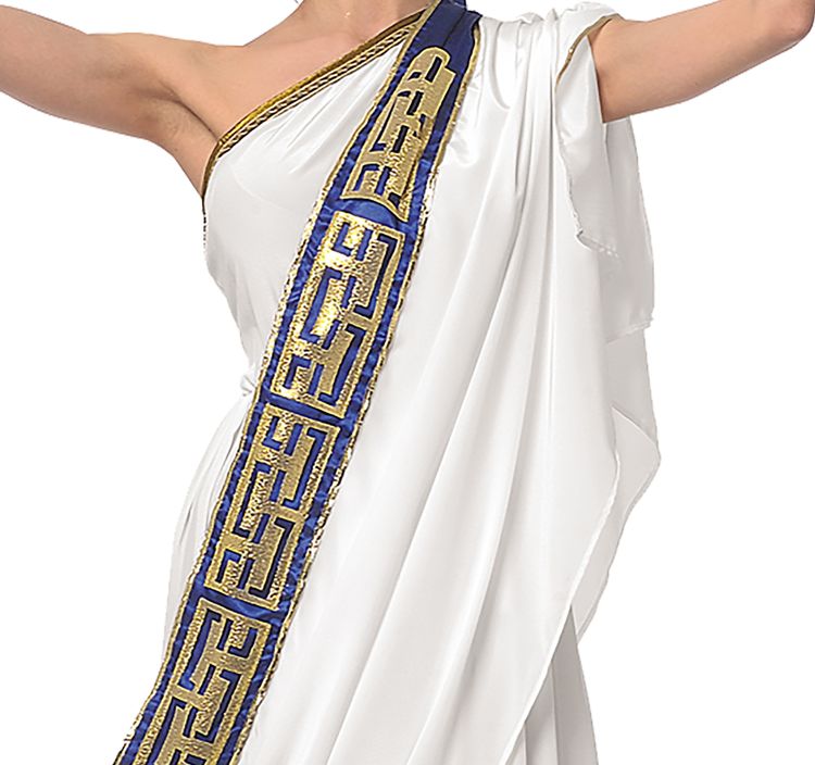 Antike Griechin Kostüm Göttin Aphrodite für Damen Antike Griechin Kostüm Göttin Aphrodite für Damen Gr. L-XL weiß Paarkostüm Fasching Karneval Mottoparty