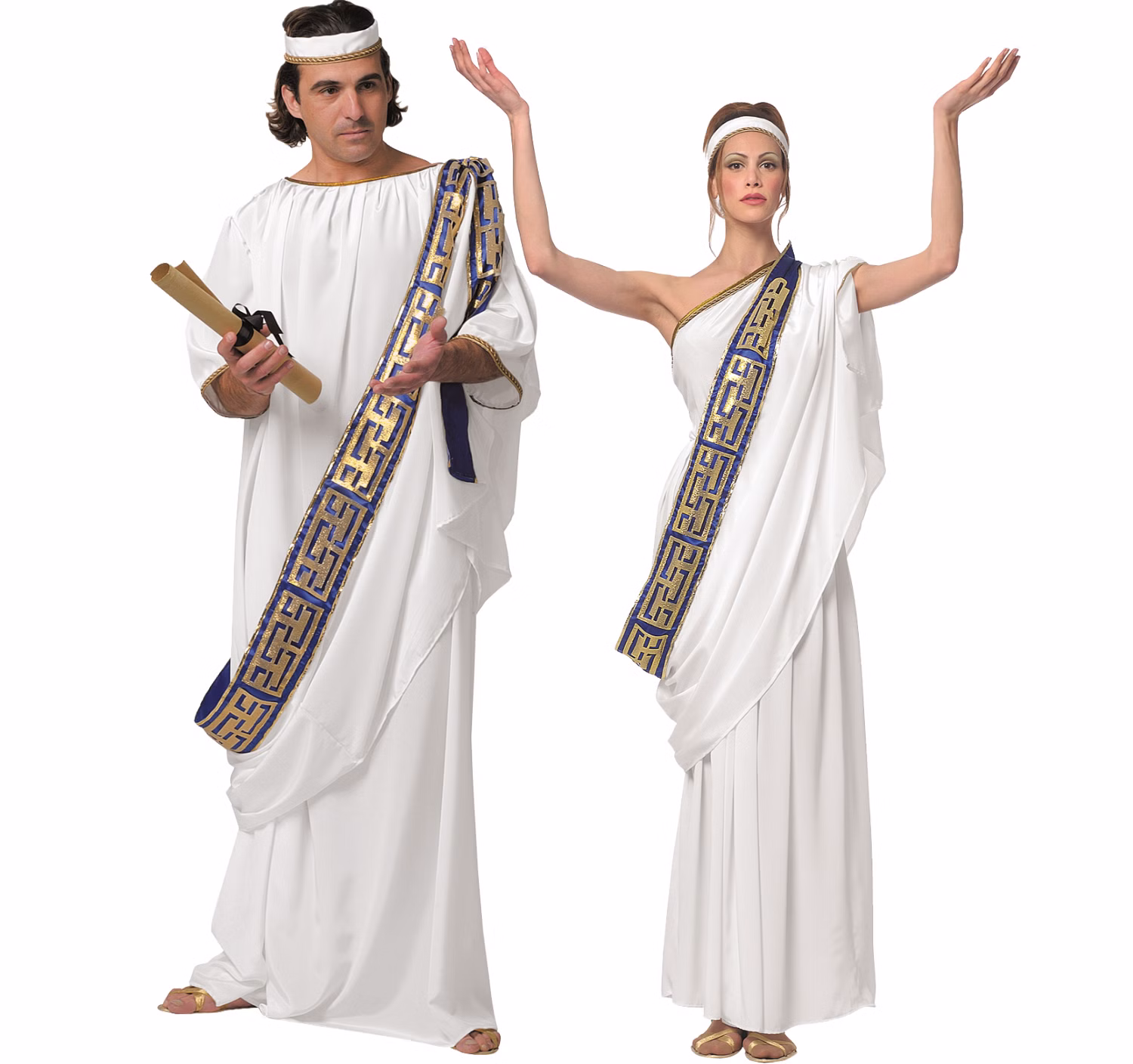 Antike Kostüm Grieche Gott Apollon für Herren Gr. L-XL weiß Paarkostüm Fasching Karneval Mottoparty Antike Kostüm Grieche Gott Apollon für Herren Gr. L-XL weiß Paarkostüm Fasching Karneval Mottoparty