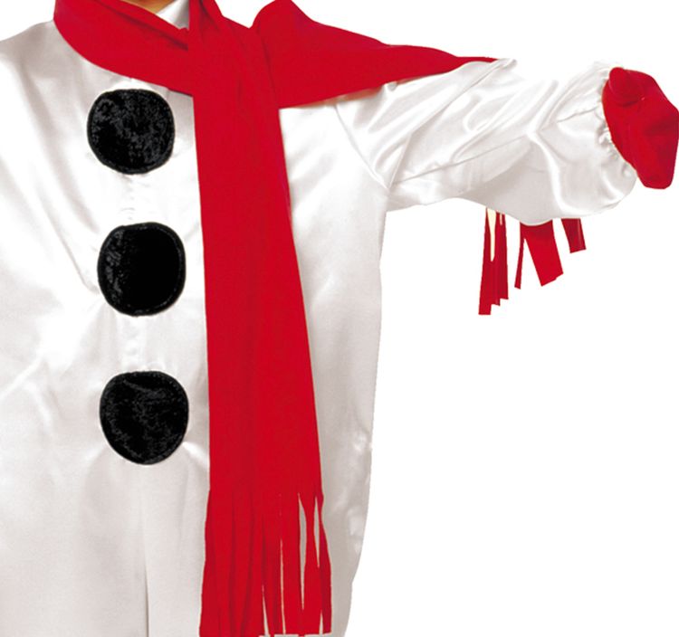 Schneemann Kostüm Yannis für Kinder Gr. 116-128 Weihnachten Winter Fasching Karneval Mottoparty Kinderfasching