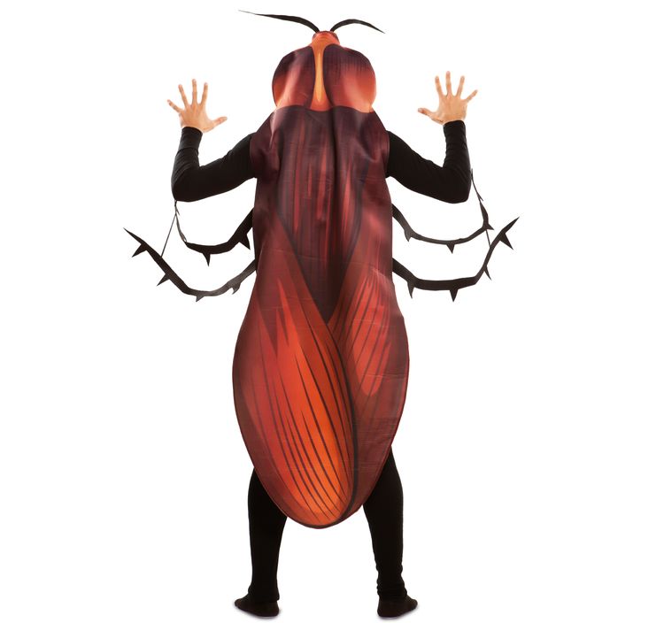 Kakerlaken Kostüm Cucaracha für Herren von Vorne