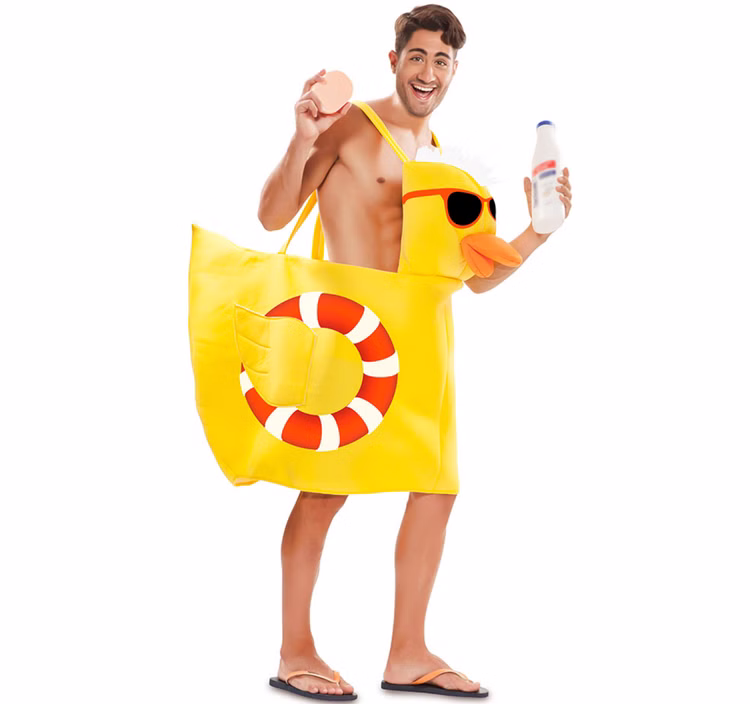 Bade-Enten Kostüm gelbe Duschente für Erwachsene Gr. M/L unisex Paarkostüm Herren Damen Tierkostüm lustiges Spaßkostüm Fasching Karneval Mottoparty Beachparty Bade-Enten Kostüm gelbe Duschente für Erwachsene Gr. M/L unisex Paarkostüm Herren Damen Tierkostüm lustiges Spaßkostüm Fasching Karneval Mottoparty Beachparty