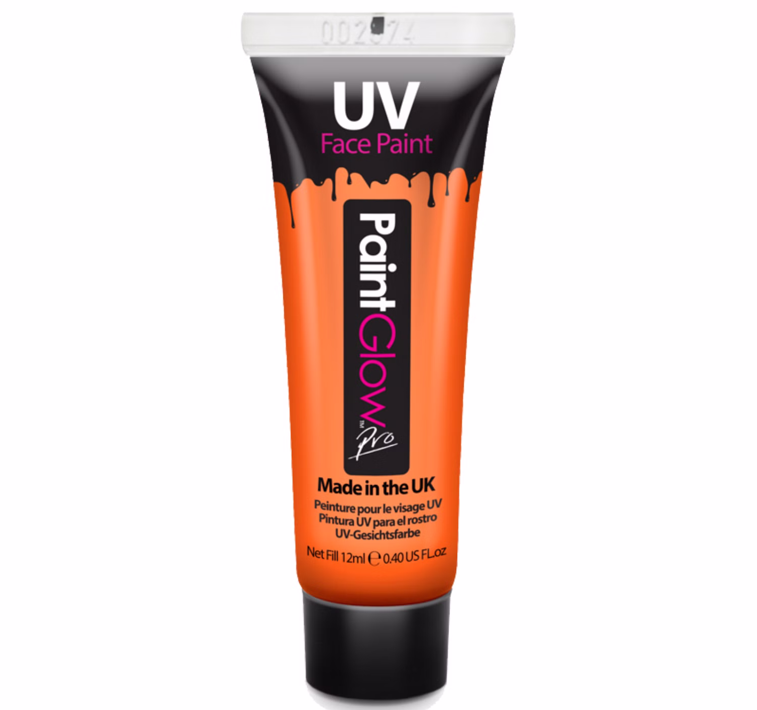 Schwarzlicht Farbe UV-Schminke Make-Up orange 12 ml Kostüm-Zubehör Fasching Karneval Mottoparty Neon-Party Festival Schwarzlicht Farbe UV-Schminke Make-Up orange 12 ml Kostüm-Zubehör Fasching Karneval Mottoparty Neon-Party Festival