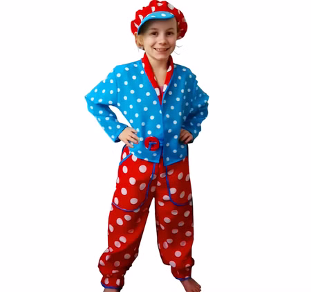 Clown Kostüm Fridolin für Kinder Gr. 116-128 bunt rot blau Frack SALE Kinderfasching Karneval Fasching Mottoparty Kindergeburtstag Clown Kostüm Fridolin für Kinder Gr. 116-128 bunt rot blau Frack SALE Kinderfasching Karneval Fasching Mottoparty Kindergeburtstag