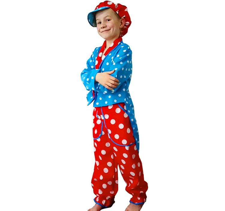 Clown Kostüm Fridolin für Kinder Clown Kostüm Fridolin für Kinder Gr. 116-128 bunt rot blau Frack SALE Kinderfasching Karneval Fasching Mottoparty Kindergeburtstag