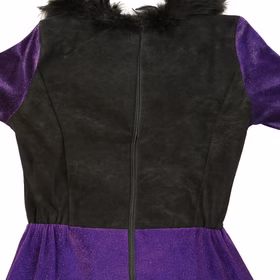Hexen Kostüm Walpurga deluxe mit Hut für Damen SALE Gr. S-L Kleid Halloween Karneval Fasching Mottoparty Detailseite Reißverschluss von Hinten