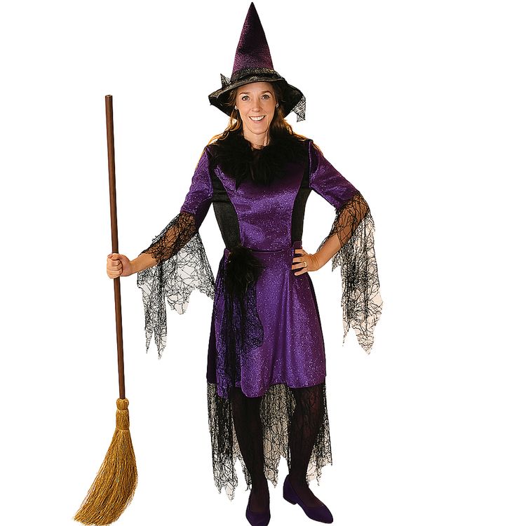 Hexen Kostüm Walpurga für Damen von Vorne
