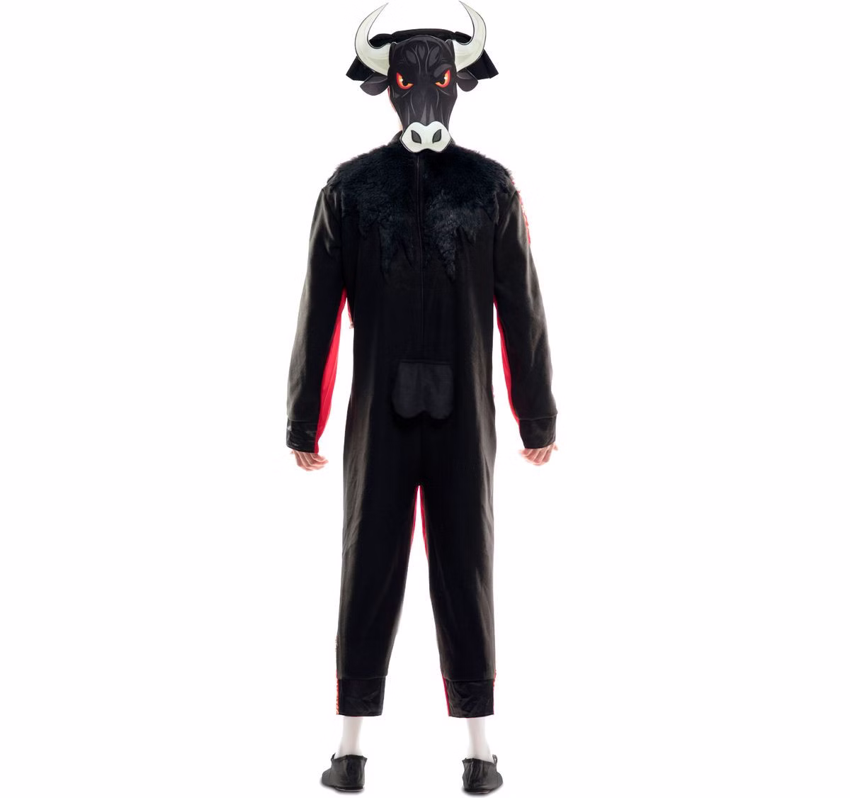 Torero Kostüm Stier Wendekostüm für Herren Gr. M-L schwarz rot Karneval Zwei in Eins Kostüm Spaßkostüm Fasching Karneval Mottoparty Torero Kostüm Stier Wendekostüm für Herren Gr. M-L schwarz rot Karneval Zwei in Eins Kostüm Spaßkostüm Fasching Karneval Mottoparty