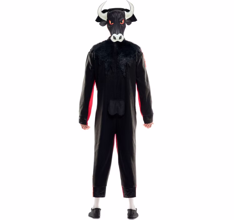 Torero Kostüm Stier Wendekostüm für Herren Gr. M-L schwarz rot Karneval Zwei in Eins Kostüm Spaßkostüm Fasching Karneval Mottoparty Torero Kostüm Stier Wendekostüm für Herren Gr. M-L schwarz rot Karneval Zwei in Eins Kostüm Spaßkostüm Fasching Karneval Mottoparty