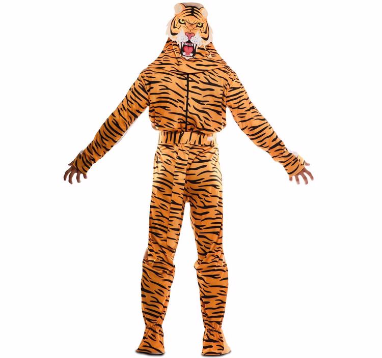 Safari Wendekostüm Tiger Jäger für Herren Gr. M-XL braun orange Zwei in Eins-Kostüm Spaßkostüm Fasching Karneval Mottoparty Safari Wendekostüm Tiger Jäger für Herren Gr. M-XL braun orange Zwei in Eins-Kostüm Spaßkostüm Fasching Karneval Mottoparty