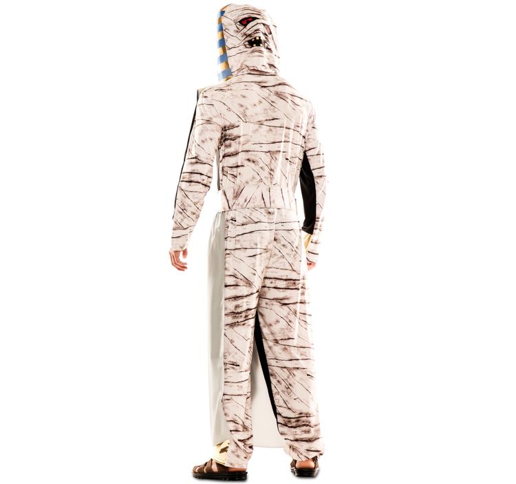 Pharao Kostüm Mumie Wendekostüm für Herren Herren Wendekostüm Pharao Mumie Antike Ägypter Tutanchamun Zwei in Eins Kostüm Spaßkostüm Fasching Karneval Mottoparty