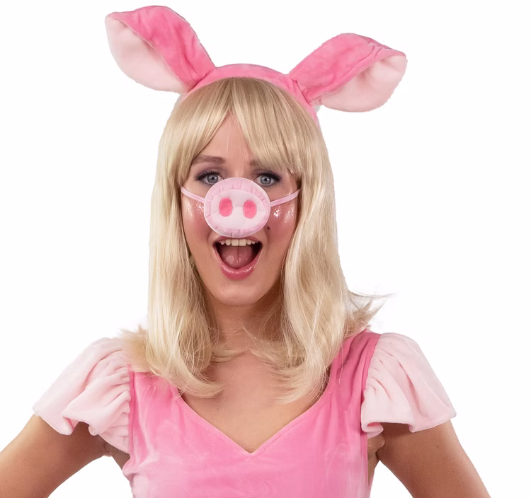 Schweine Kostüm Schweinchen Pinky für Damen Gr. S-XL Kleid rosa Haarreif Tierkostüm Fasching Karneval Mottoparty Schweine Kostüm Schweinchen Pinky für Damen Gr. S-XL Kleid rosa Haarreif Tierkostüm Fasching Karneval Mottoparty