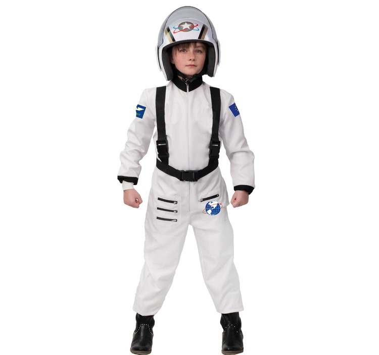 Astronaut Kostüm Raumfahrer Alexander für Kinder Gr. 116-152 Overall Karneval Fasching Karneval Mottoparty Geburtstag