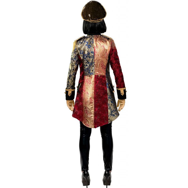 Patchwork Mantel Kostüm Brokat Adlige deluxe für Damen Patchwork Mantel Kostüm Brokat Adlige deluxe für Damen Gr. 36-46 Uniform Pirat Piratin Seeräuber Fasching Karneval Mottoparty