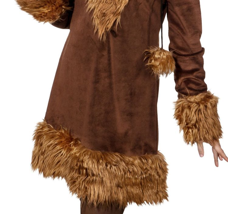 Bär Kostüm Braunbär Kleid für Damen Bär Kostüm Braunbär Kleid für Damen Gr. 36-48 Tier Tierkostüm Waldtier braun Fasching Karneval Mottoparty