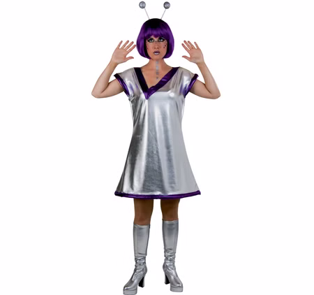 Space Kostüm Weltraum Woman Galaxia inkl. Haarreif mit Space-Antennen für Damen Kleid Gr. 36-46 Kleid Karneval Fasching Mottoparty Gruppenkostüm Space Kostüm Weltraum Woman Galaxia inkl. Haarreif mit Space-Antennen für Damen Kleid Gr. 36-46 Kleid Karneval Fasching Mottoparty Gruppenkostüm