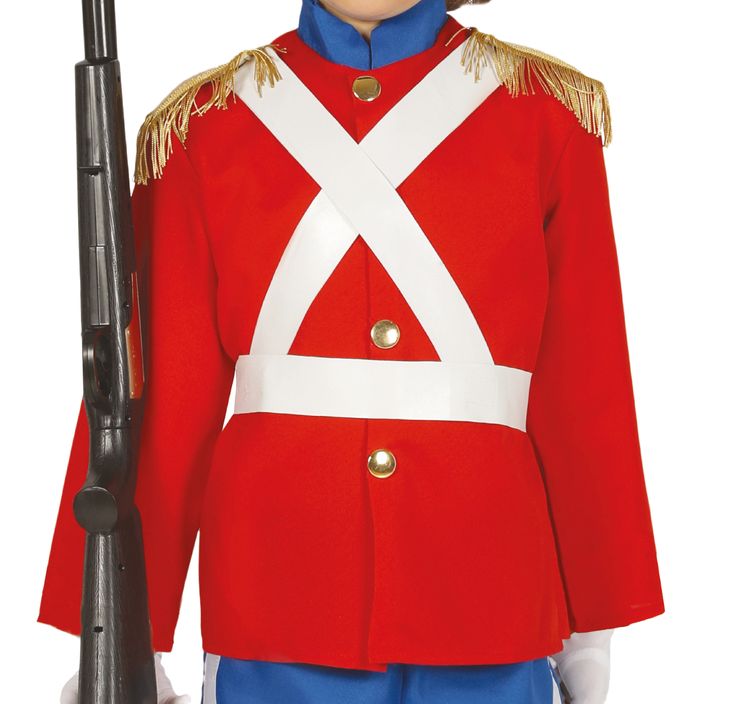 Nussknacker Kostüm Kleiner Soldat Zinnsoldat für Kinder Nussknacker Kostüm Kleiner Soldat Zinnsoldat für Kinder 5-12 Jahre Uniform rot blau Märchen Fasching Karneval Mottoparty Kinderfasching