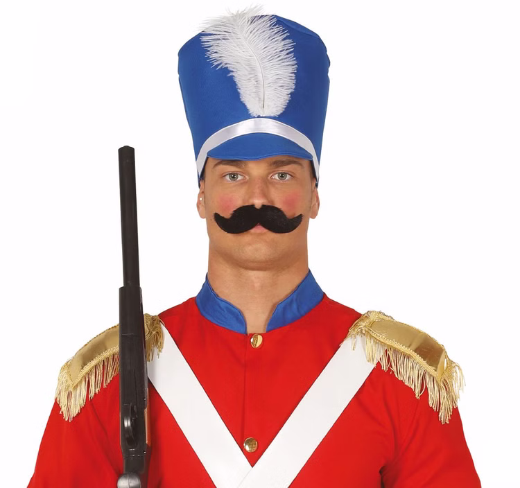 Zinnsoldat Kostüm Nussknacker Soldat für Herren Gr. 48-54 Uniform rot blau Märchen Fasching Karneval Zinnsoldat Kostüm Nussknacker Soldat für Herren Gr. 48-54 Uniform rot blau Märchen Fasching Karneval