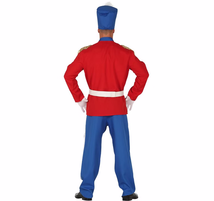Zinnsoldat Kostüm Nussknacker Soldat für Herren Gr. 48-54 Uniform rot blau Märchen Fasching Karneval Zinnsoldat Kostüm Nussknacker Soldat für Herren Gr. 48-54 Uniform rot blau Märchen Fasching Karneval