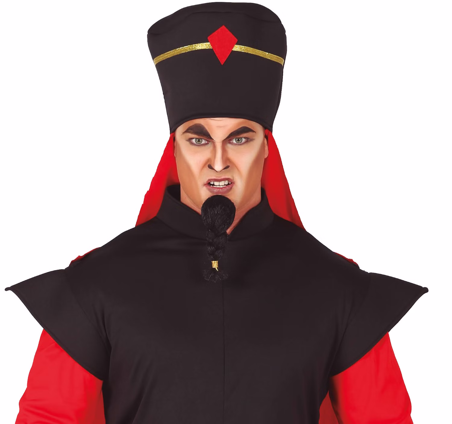Wüstenkönig Kostüm für Herren Gr. 52/54 Orient Fasching Karneval Mottoparty Gruppenkostüm Detailaufnahme Wüstenkönig Kostüm für Herren von Vorne
