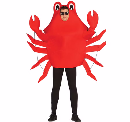 Krebs Kostüm Mr. Crabs Krabbe für Herren Gr. 52-54 rot Tier Tierkostüm Meerestier Fasching Karneval Mottoparty Krebs Kostüm Mr. Crabs Krabbe für Herren Gr. 52-54 rot Tier Tierkostüm Meerestier Fasching Karneval Mottoparty