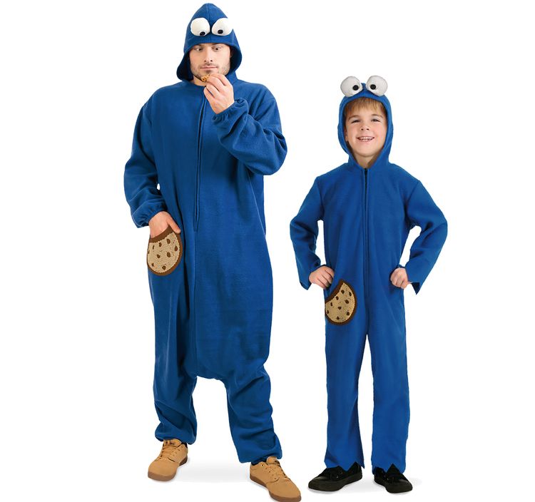 Keksmonster Kostüm blaues Monster liebt Kekskrümel für Erwachsene Keksmonster Kostüm blaues Monster liebt Kekskrümel für Erwachsene Overall blau Fasching Karneval Mottoparty Paarkostüm