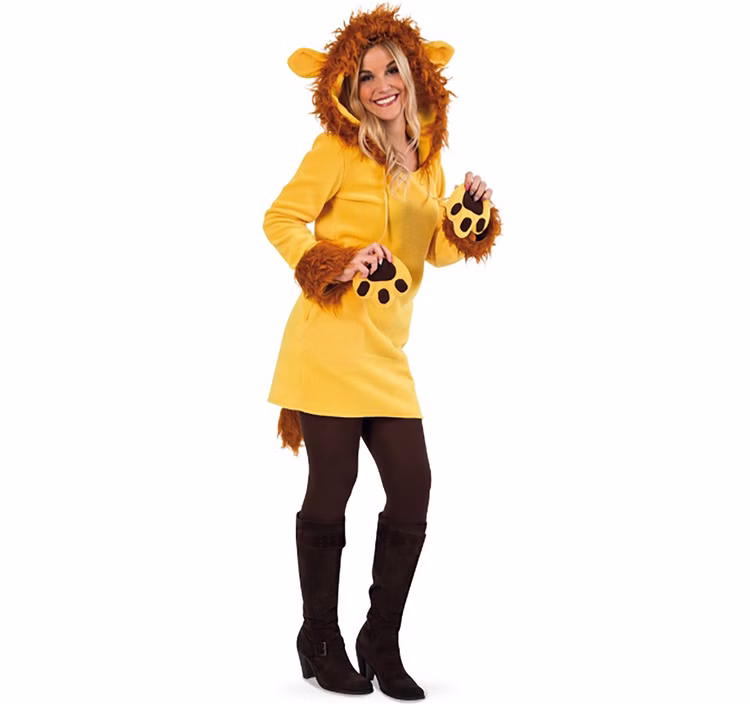 Löwen Kostüm Leonie für Damen Gr. 34-42 gelb Tierkostüm Afrika Wildkatze Karneval Fasching Mottoparty Gruppenkostüm Löwen Kostüm Leonie für Damen Gr. 34-42 gelb Tierkostüm Afrika Wildkatze Karneval Fasching Mottoparty Gruppenkostüm