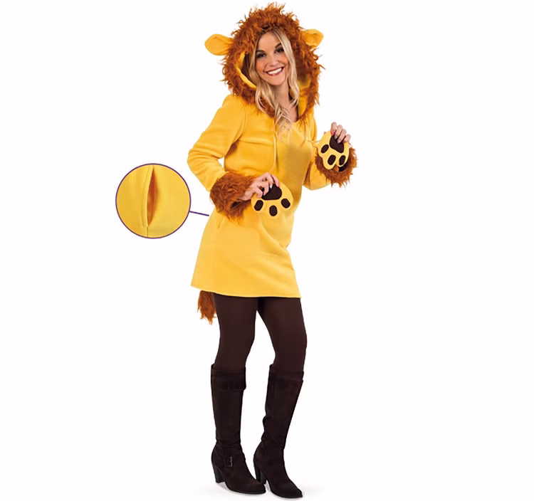 Löwen Kostüm Leonie für Damen Gr. 34-42 gelb Tierkostüm Afrika Wildkatze Karneval Fasching Mottoparty Gruppenkostüm Löwen Kostüm Leonie für Damen Gr. 34-42 gelb Tierkostüm Afrika Wildkatze Karneval Fasching Mottoparty Gruppenkostüm