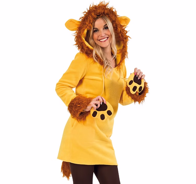 Löwen Kostüm Leonie für Damen Gr. 34-42 gelb Tierkostüm Afrika Wildkatze Karneval Fasching Mottoparty Gruppenkostüm Löwen Kostüm Leonie für Damen Gr. 34-42 gelb Tierkostüm Afrika Wildkatze Karneval Fasching Mottoparty Gruppenkostüm